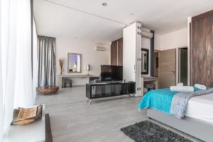 an air conditioned room