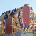installing roof